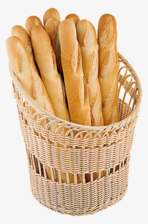 Png - Baguette In A Basket #1012680