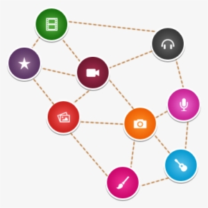 It Is Like Connecting Talented People Together In The - Circles Connected By Lines Css #1012719