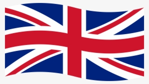 Simple Wave Uk Flag - Waving British Flag Vector #1012806