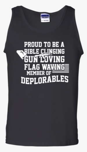 American Flag Tshirt Proud To Be A Deplorable Proud - Sleeveless Shirt #1012807