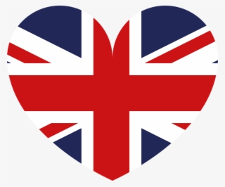 Uk, Flag, United Kingdom, Great Britain - British Flag Heart Png #1012808