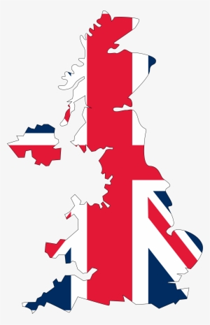 This Free Icons Png Design Of United Kingdom Flag Map #1013051