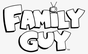 Family Guy Logo Black And White #1013136