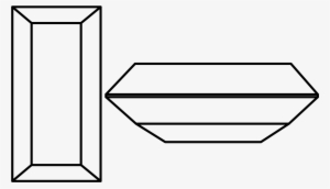Baguette - Svg - Baguette Cut Diamond Diagram #1013342