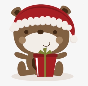 Christmas Bear Svg Cutting Files Christmas Svg Cut - Cute Christmas Characters Png #1013997