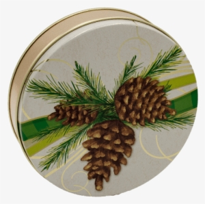 Festive Pine Cones Nutty Bavarian Custom Sampler Tin #1014060 Festive Pine Cones Nutty Bavarian Custom Sampler Tin #1014060