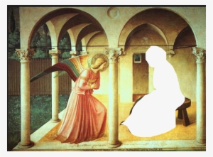 Would Have Looked Like This - Angel Gabriel With Mary #1014439