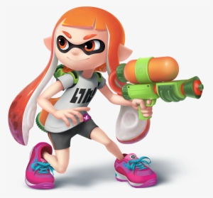 Inkling Girl Transparent By Sean The Artist-d8vcial - Splatoon Characters #1014686
