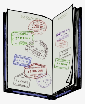 Clipart Open Passport - Passport Png Transparent Background #1014731