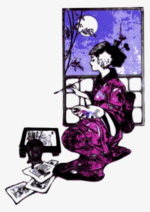 This Free Icons Png Design Of Western Geisha Artist #1014734