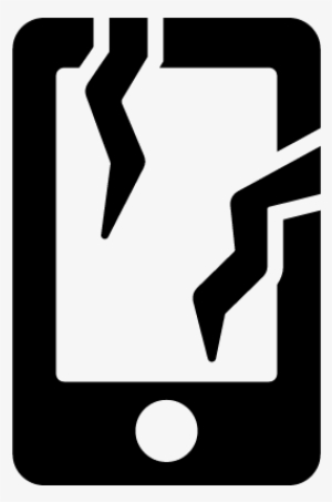 Screen Crack Png For Kids - Cracked Iphone Clipart #1014893