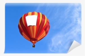 Hot Air Balloon With Blank Banner Wall Mural • Pixers® - Fotoprint: Hot Air Balloon By Topseller, 61x41cm. #1014992