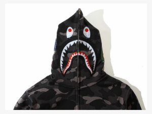 Black And Grey Bape Hoodie #1015375