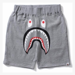 grey bape shorts