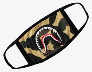 Bape Shark Mask - Bathing Ape Colour Camo Shark Mask Red One Size #1015800