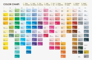 Le Plume Permanent 144 Colors - Color Chart Le Plume #1015871