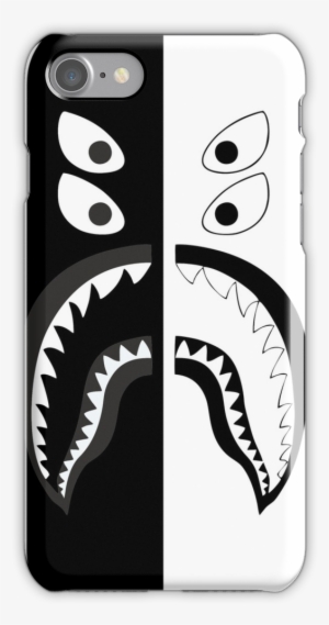 Bape Shark Iphone 7 Snap Case - Bape Black And White #1015891