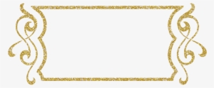 Collection Of Free Frames Transpa Gold Glitter On Ubisafe - Frame Png Clipart Blue #1016185