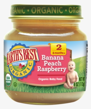 Bananas Peaches & Raspberries - Earth's Best #1016312