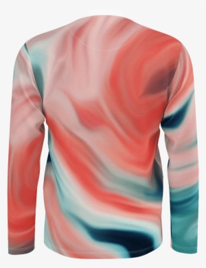 Watercolor Marble - Long-sleeved T-shirt #1016664