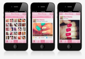 Mani Diaries Nail App - Iphone #1016954