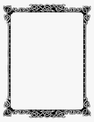 Picture Frames Medieval Ornament - Background Images Black And White #1016958