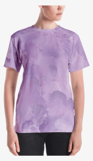 Wisteria Watercolor Women's T Shirt T Shirt Zazuze - T-shirt #1017006