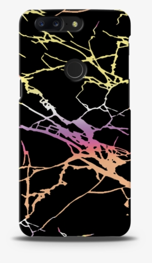 Black Laser Marble Cover And Case For Oneplus 5t #1017023