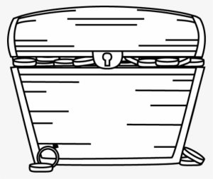 Black And White Treasure Chest Filled With Treasure - Treasure Chest Clipart Black And White #1017351 Black And White Treasure Chest Filled With Treasure - Treasure Chest Clipart Black And White #1017351