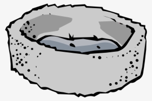 Gray Bed - Club Penguin Puffle Bed #1017430