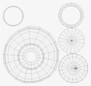 This Is The Model After Bake,using Just The Uv Baked - Circle #1017480