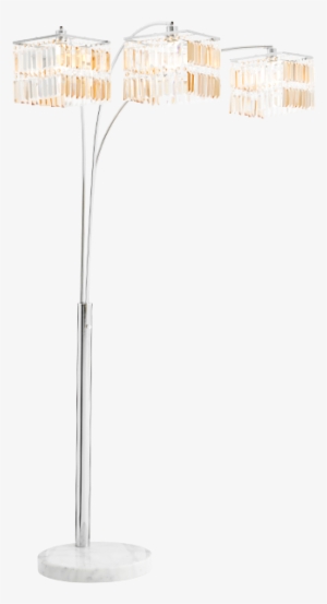 Image For Floor Lamp In Marble And Chromed Metal With - Lamp #1017524