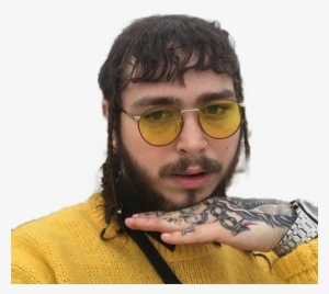 Postmalone Meme Tumblr Yellowaesthetic Freetoedit - Cute Post Malone #1017898