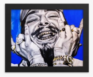 Post Malone Frame Painting Royal Blue - Art #1018353 Post Malone Frame Painting Royal Blue - Art #1018353