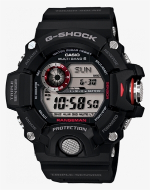 Casio G-shock Men's Rangeman 22mm Black Resin Band - G Shock Gw 9400 1dr #1018434