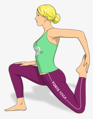 One Legged King Pigeon Yoga Pose - Forte Yoga #1018953