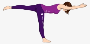 Yoga Pose Png Download - Yoga Poses Warrior 3 Draw #1019020