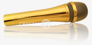 Microphone 24ct Gold Plated - Gold Glitter Microphone Shure #1019073