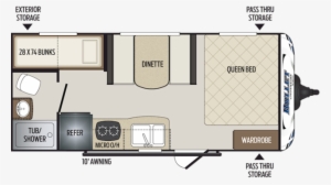 Bullet Crossfire 1700bh Inventory - Floor Plan #1019077
