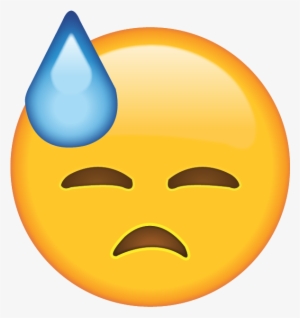 Face With Cold Sweat Emoji V=1480481052 - Face With Cold Sweat Emoji Png #1019193