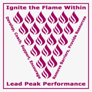 Ignite The Flame Pink Graphic - Leadership #1019194