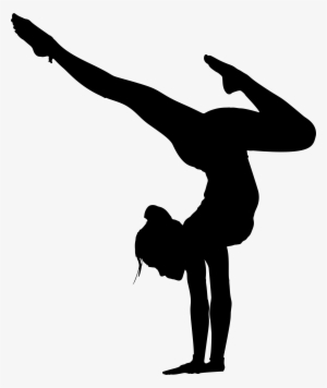 This Free Icons Png Design Of Female Yoga Pose Silhouette #1019418