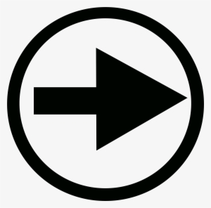 Black And White Arrow Icon #1019859