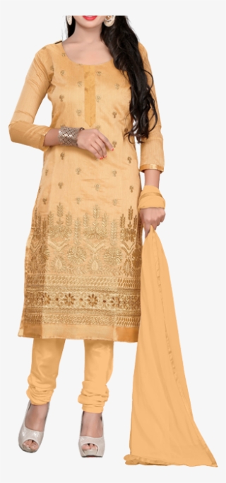 Shree Chiku Unstiched Salwar Suit Dress Material - Silk #10102434