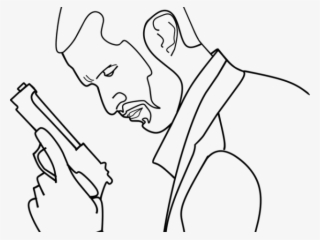 Outline Images - Детектив Раскраска #10102508