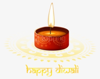 Free Png Download Red Candle Happy Diwali Clipart Png - Diwali #10104025