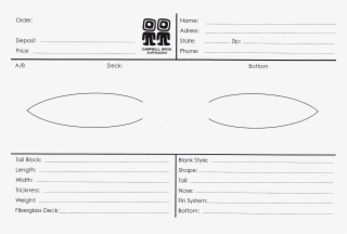 Order Card Transparent - Campbell Brothers Surfboards #10107356