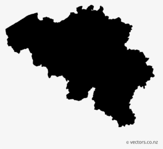 Blank Vector Map Of Belgium - Belgium Map Vector #10107368