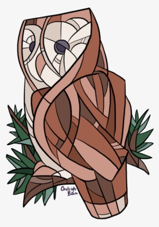 Barn Owl Abstraction, June - Cartoon #10108776