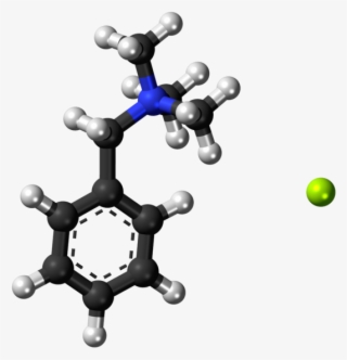Benzyltrimethylammonium Fluoride 3d Balls - Structure And Iupac Name Of Salicylic Acid #10110562
